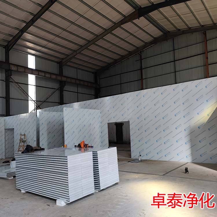 河北凈化車間施工現(xiàn)場圖，裝修河北凈化車間找卓泰凈化工程